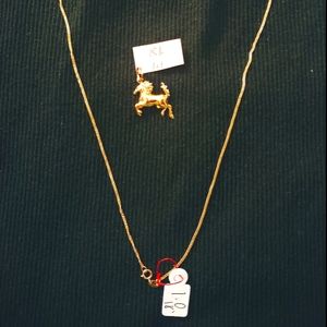 18k gold necklace
